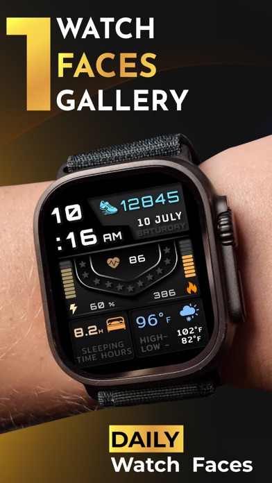 Daily Watch Faces app screenshot